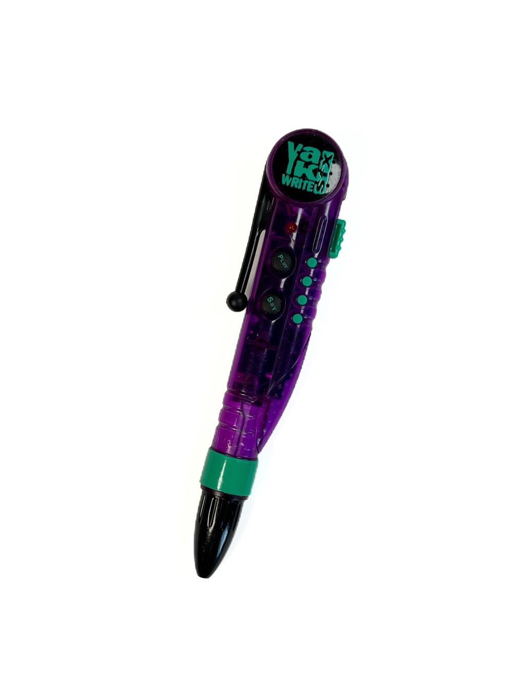 Vintage 90s Yak Bak SFX Sound Effects Write Purple READ